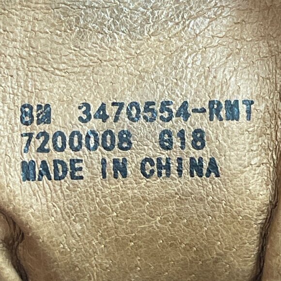 Frye Women's Pink Brown Leather Sport Stud Shoes Sz 8M - Picture 10 of 10